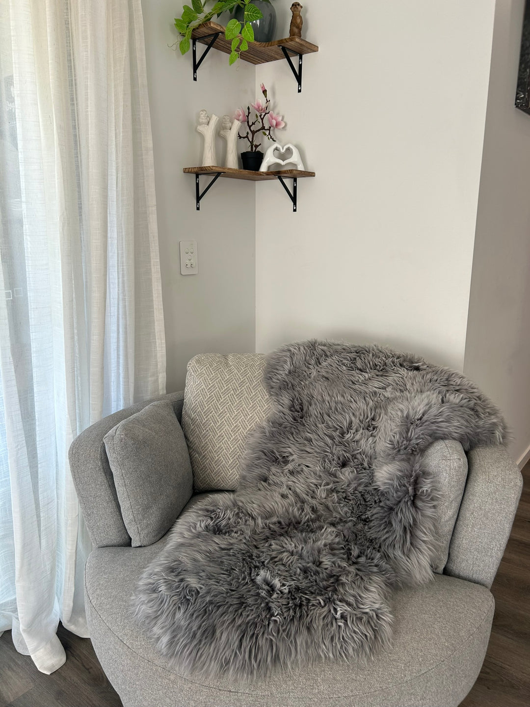 Sheepskin Rug - Grey