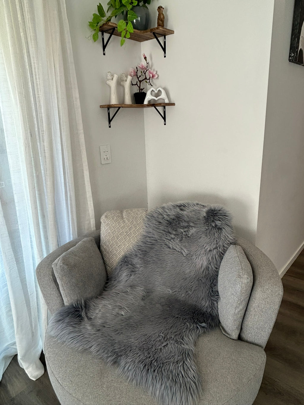 Sheepskin Rug - Grey