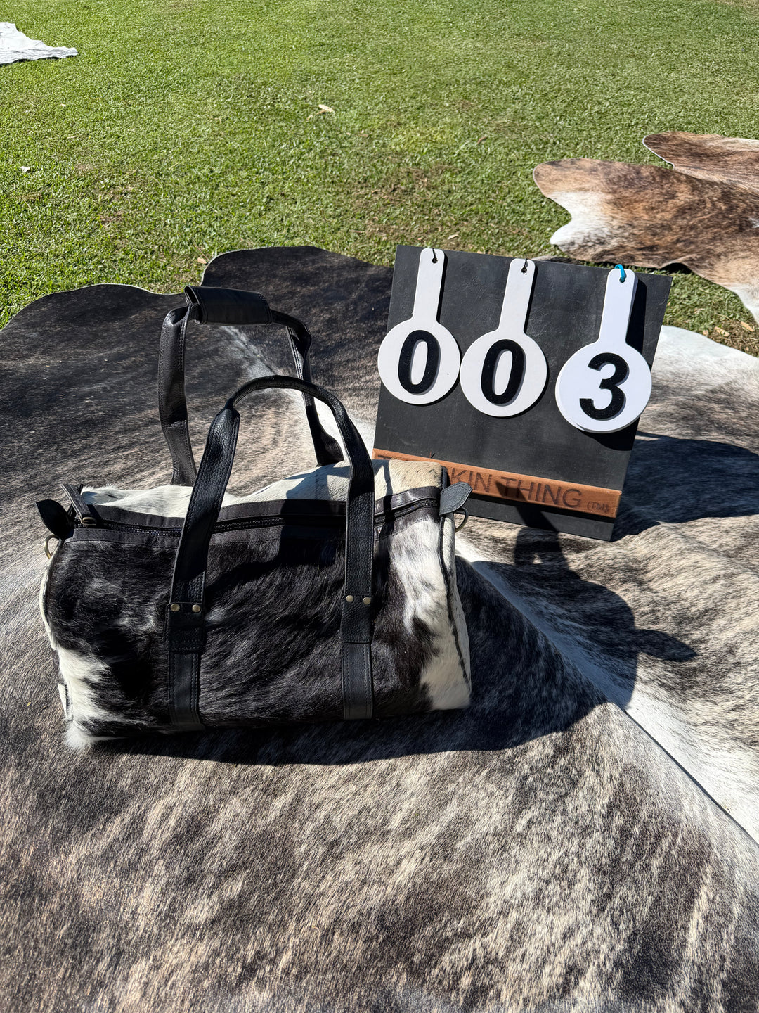 Cowhide Duffel Bags - Scott