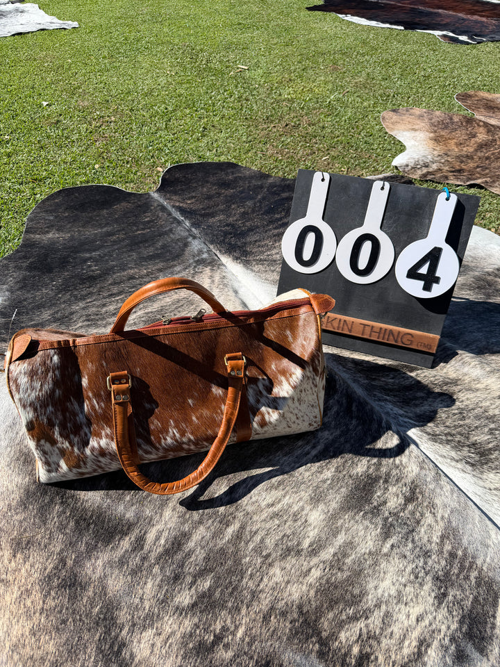 Cowhide Duffel Bag - Claudia