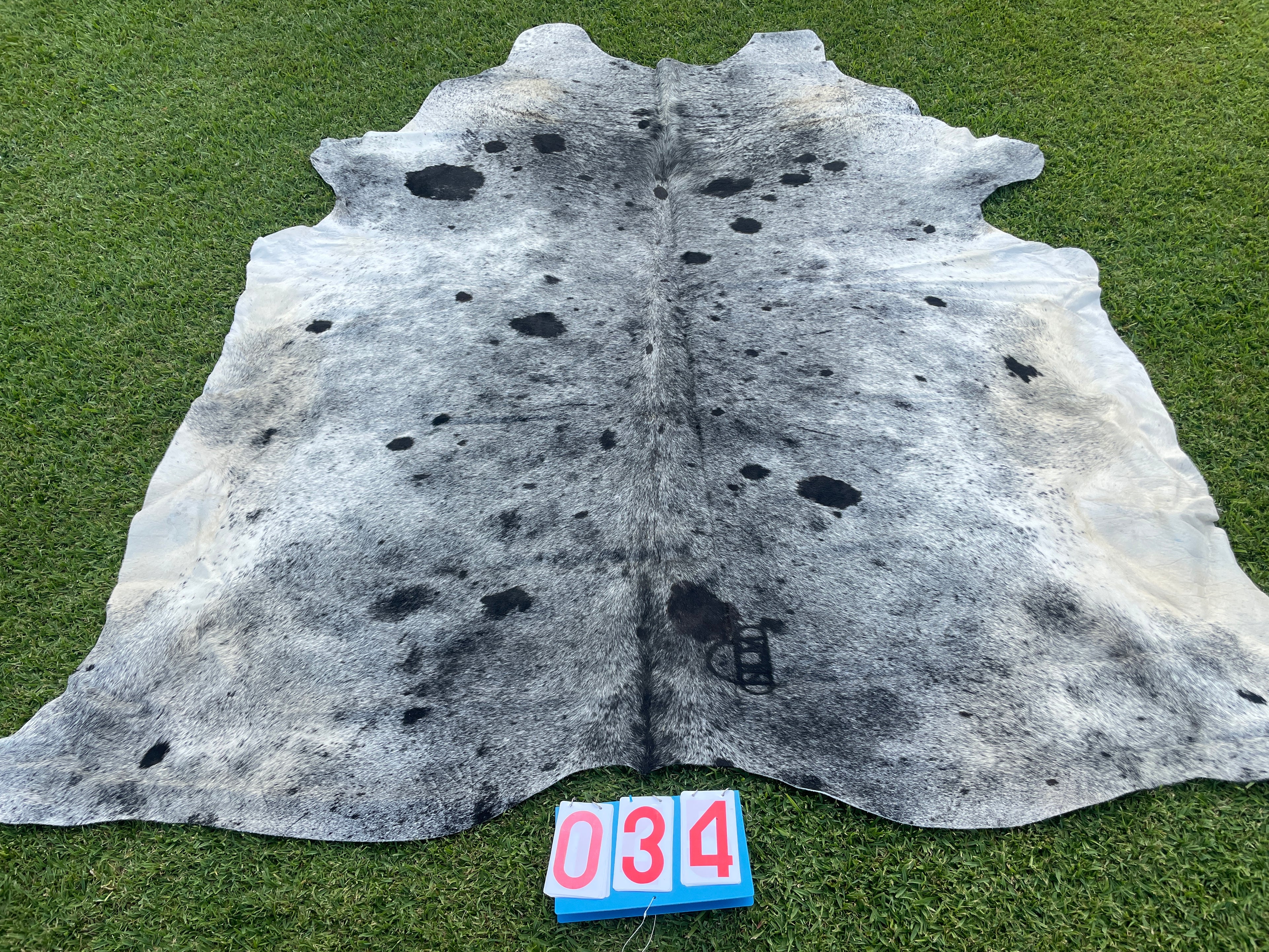Cowhide 34 Black & White Spots