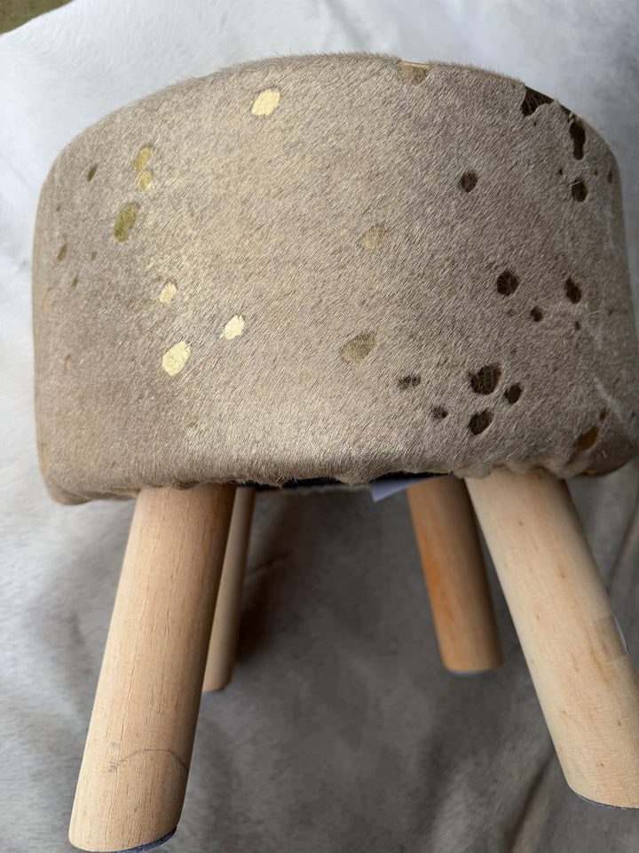 Cowhide Footstool - 07