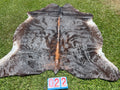 Cowhide 22 Stunning Reddish Black & White