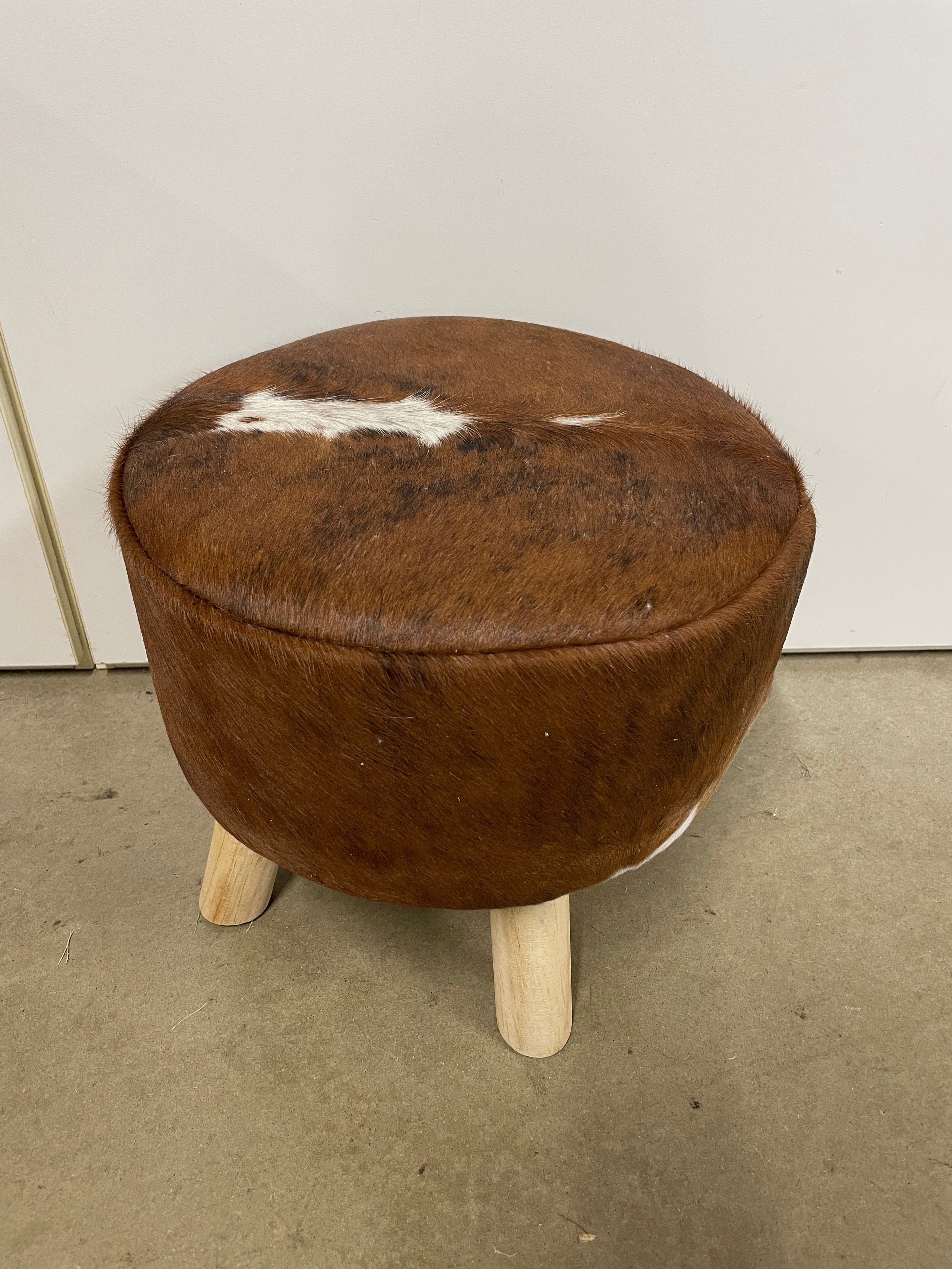 Cowhide Footstool 19
