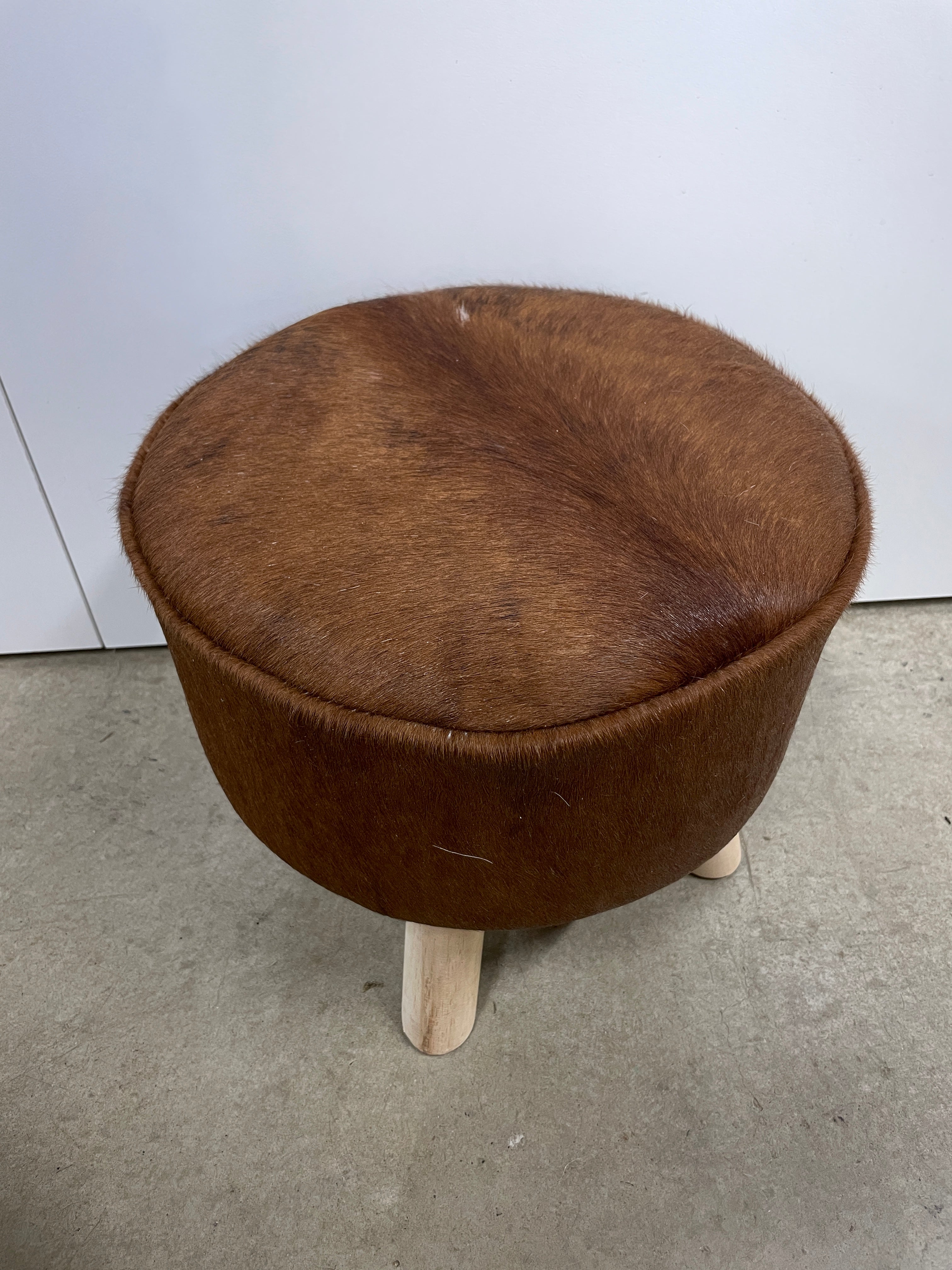 Cowhide Footstool 23