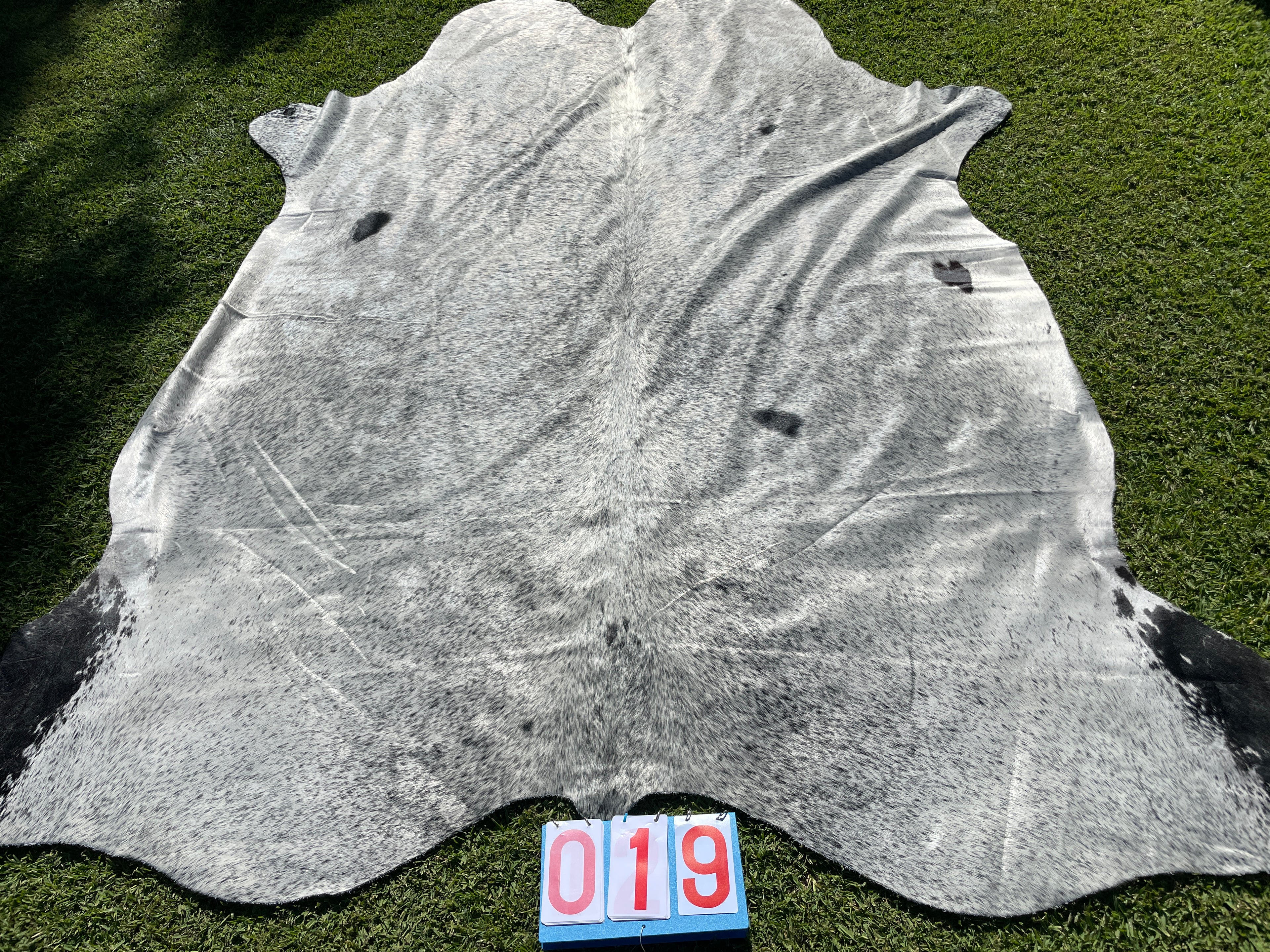 Cowhide 19 Grey Speckled