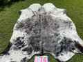 Cowhide 74 Chocolate & White Salt and Pepper