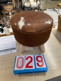 Cowhide Footstool 29