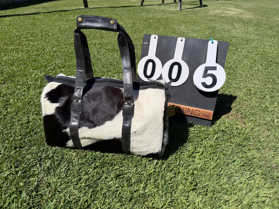Cowhide Duffel Bag - Claudia