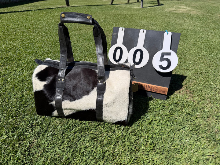 Cowhide Duffel Bag - Claudia