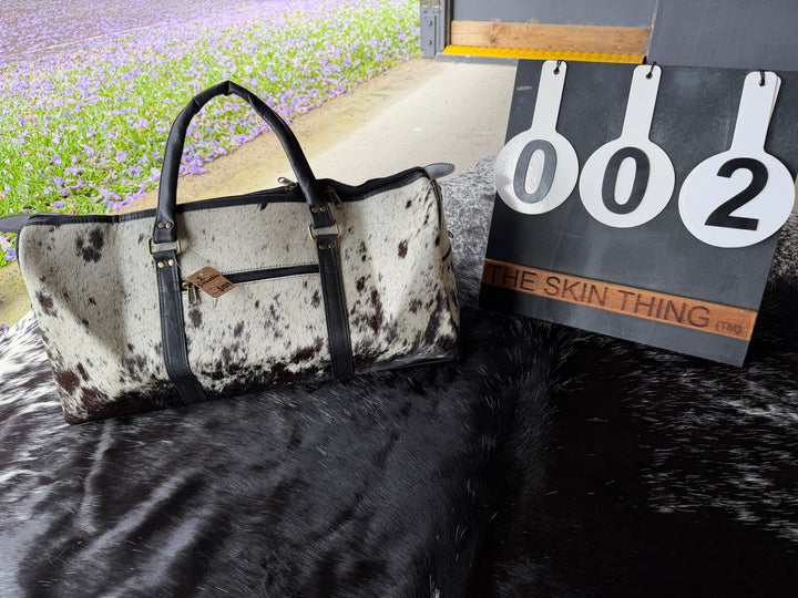 Cowhide Duffel Bag - Claudia