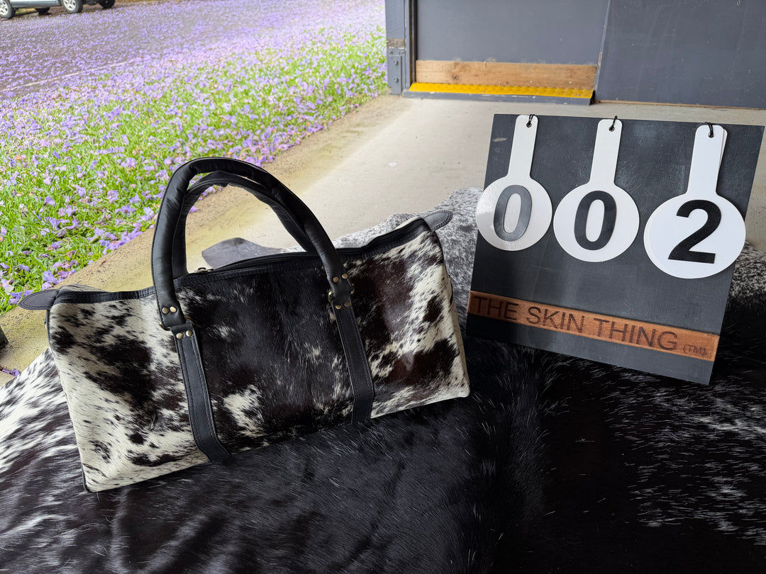 Cowhide Duffel Bag - Claudia