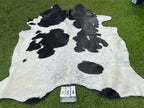 Cowhide 54 Black White Speckled
