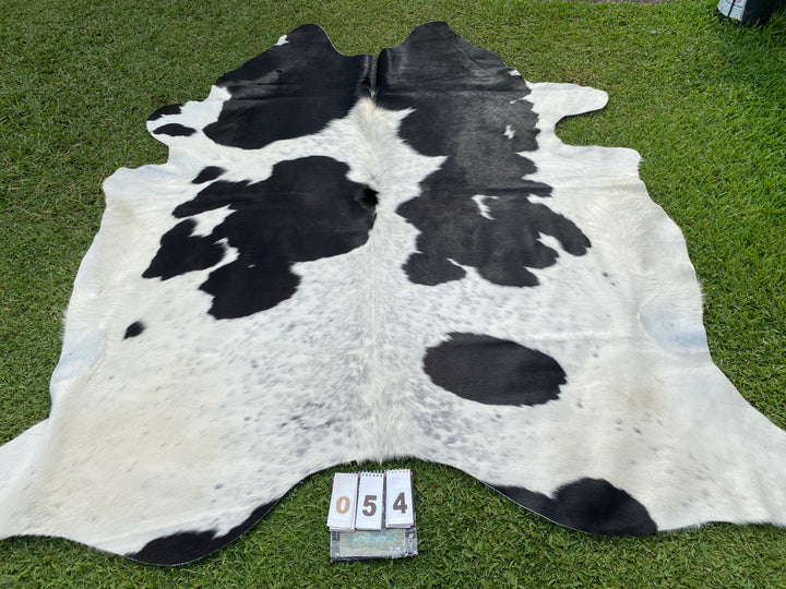 Cowhide Black and White Speckle - 054
