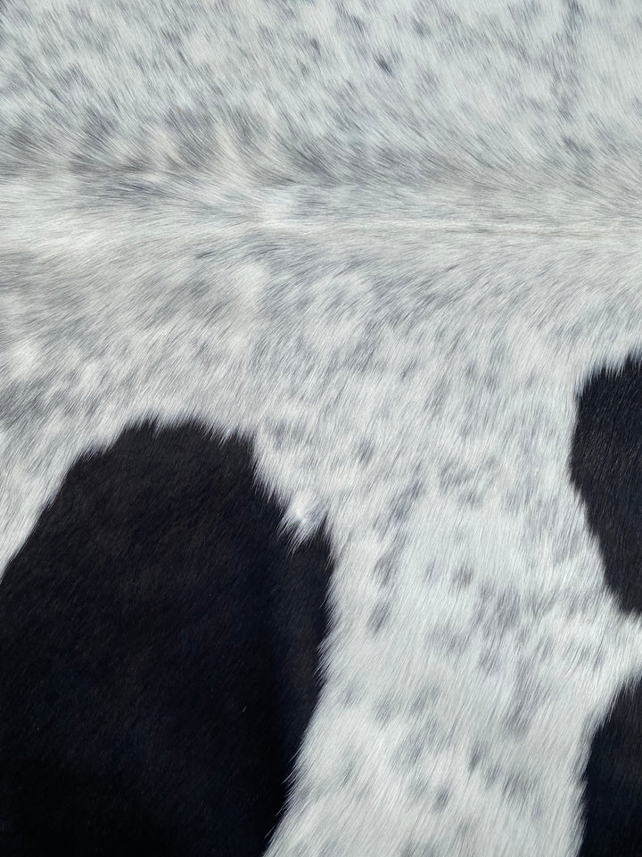 Cowhide Black and White Speckle - 054