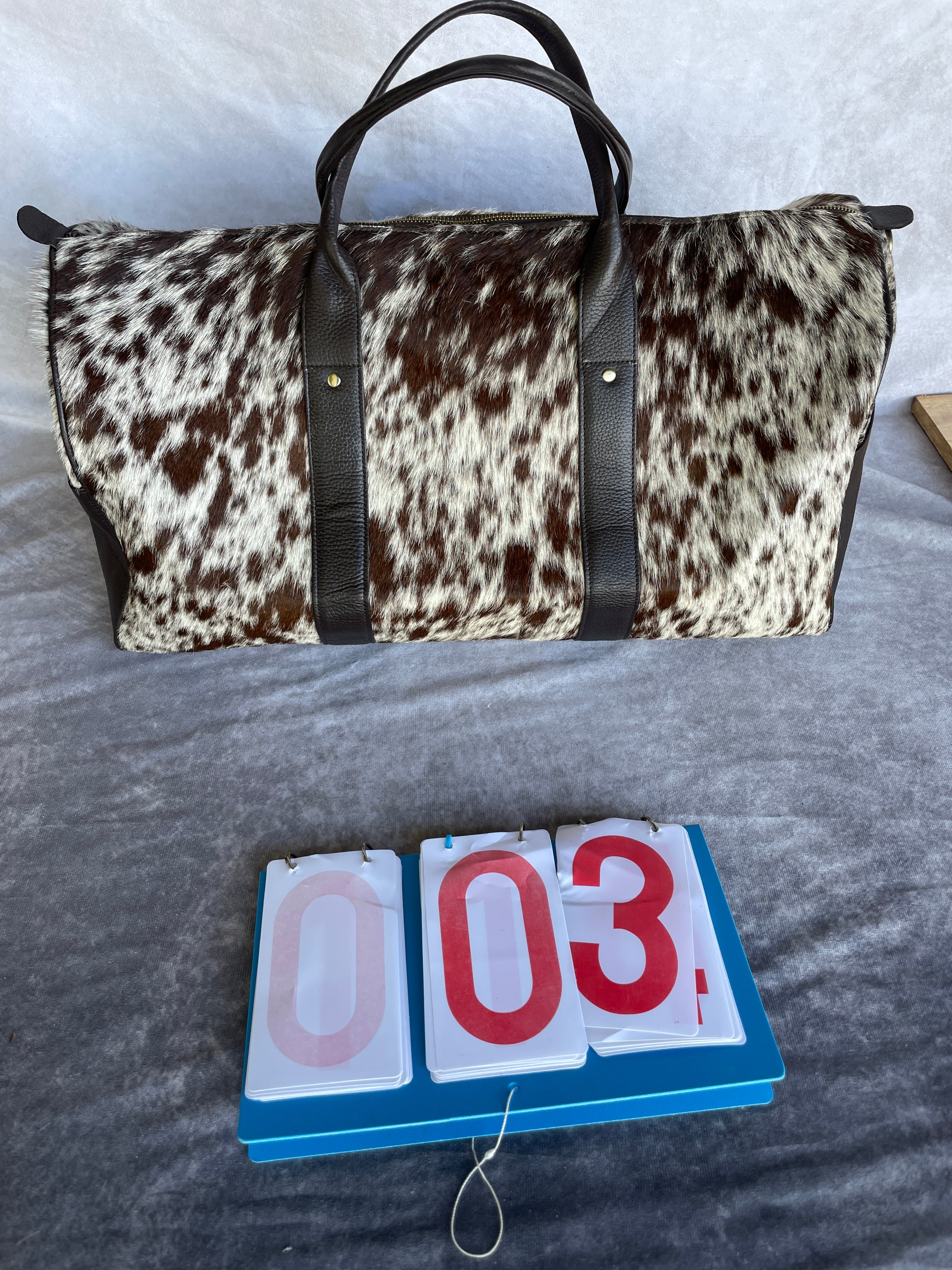 Cowhide Duffel Bags - Large