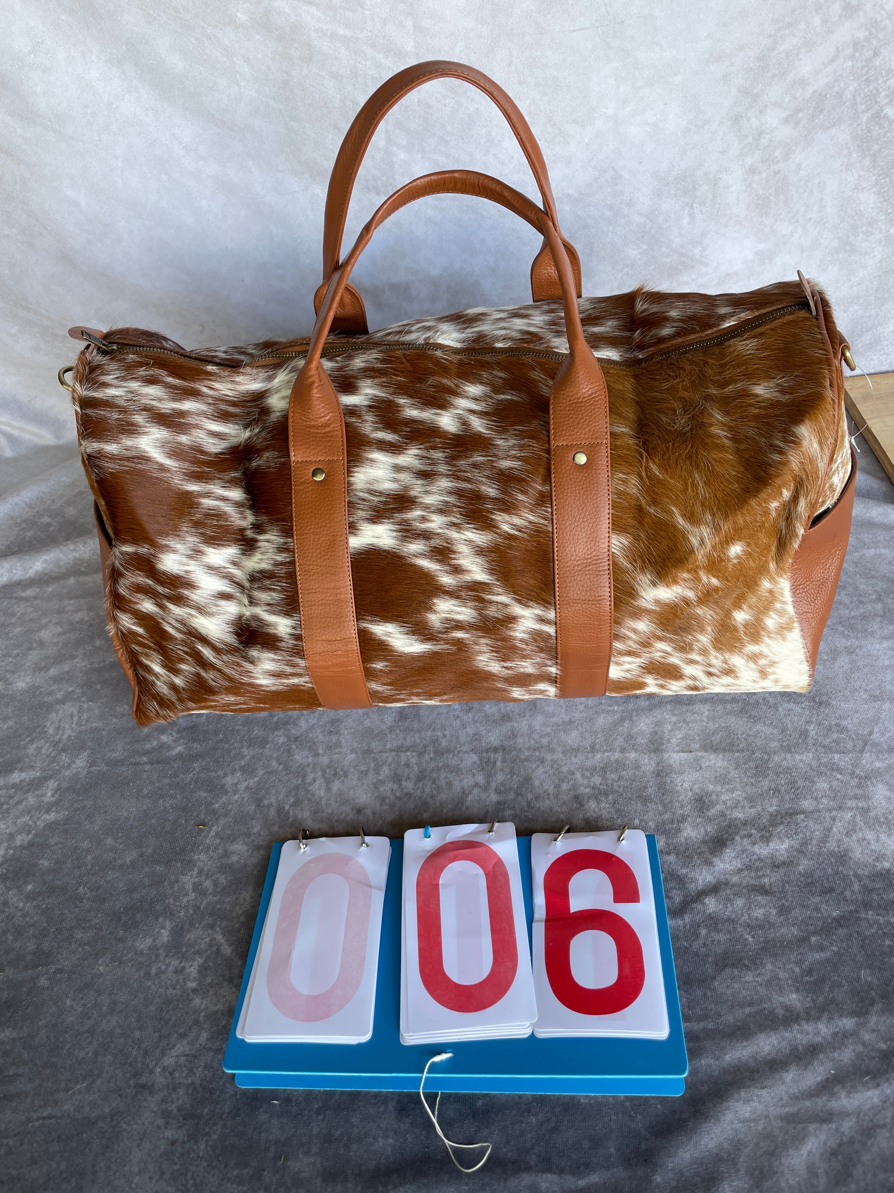 Cowhide Duffel Bags - Large