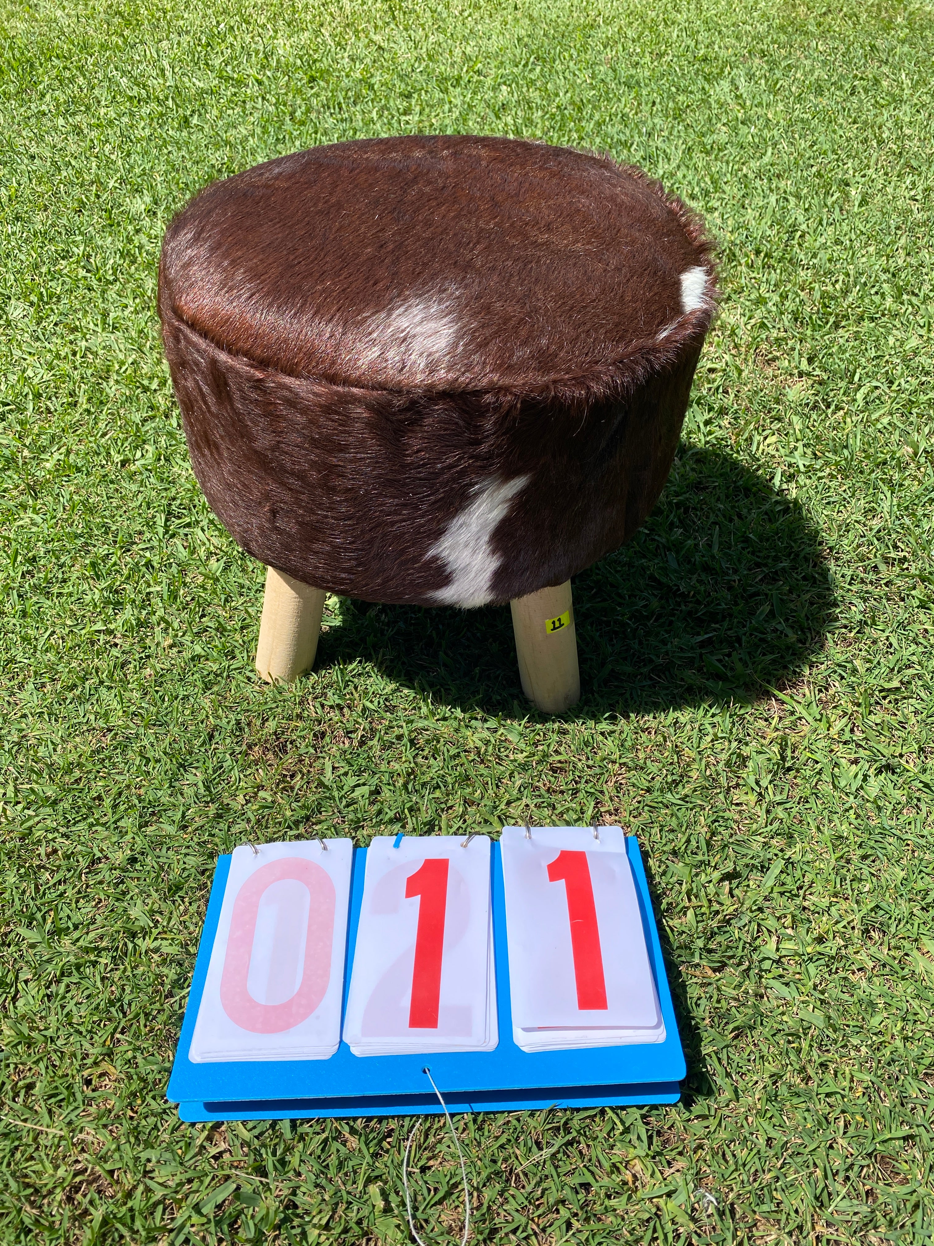 Cowhide Footstools