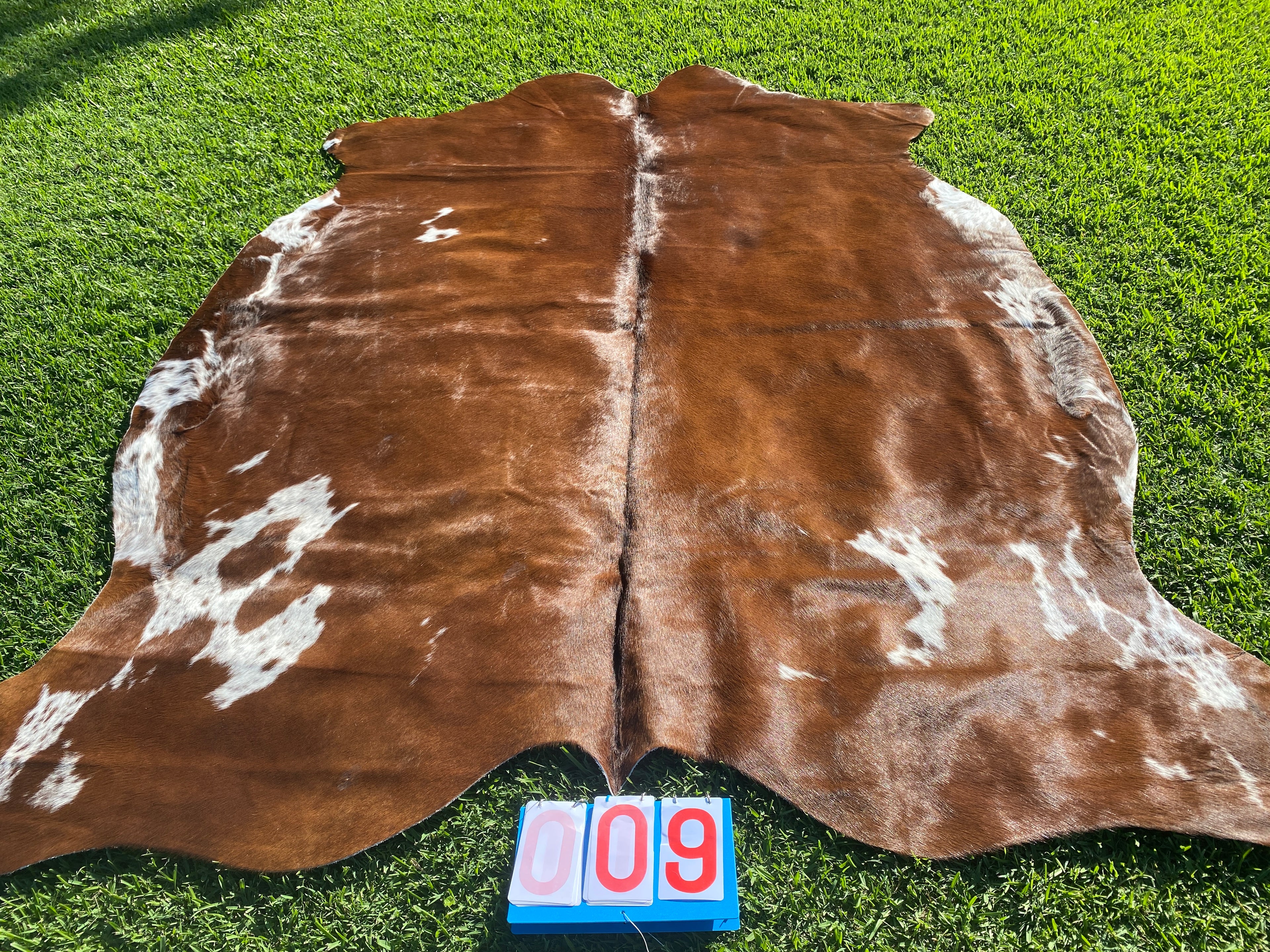 Cowhide 09 Brown with White