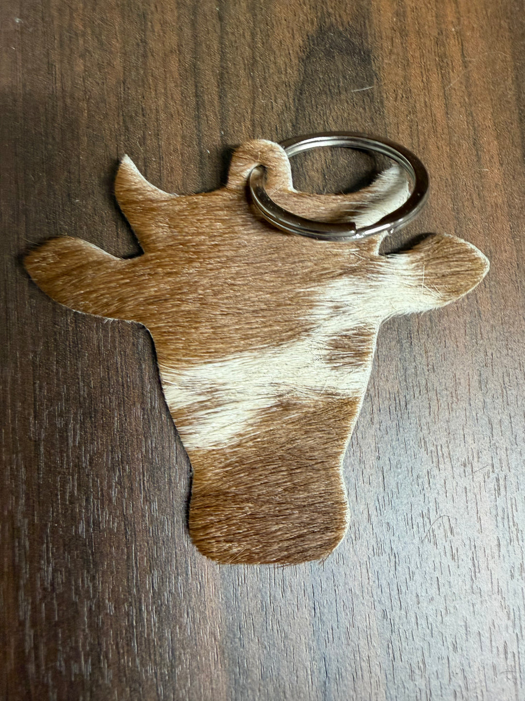 Cowhide Keyring
