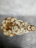 Cowhide Coasters/Placemats