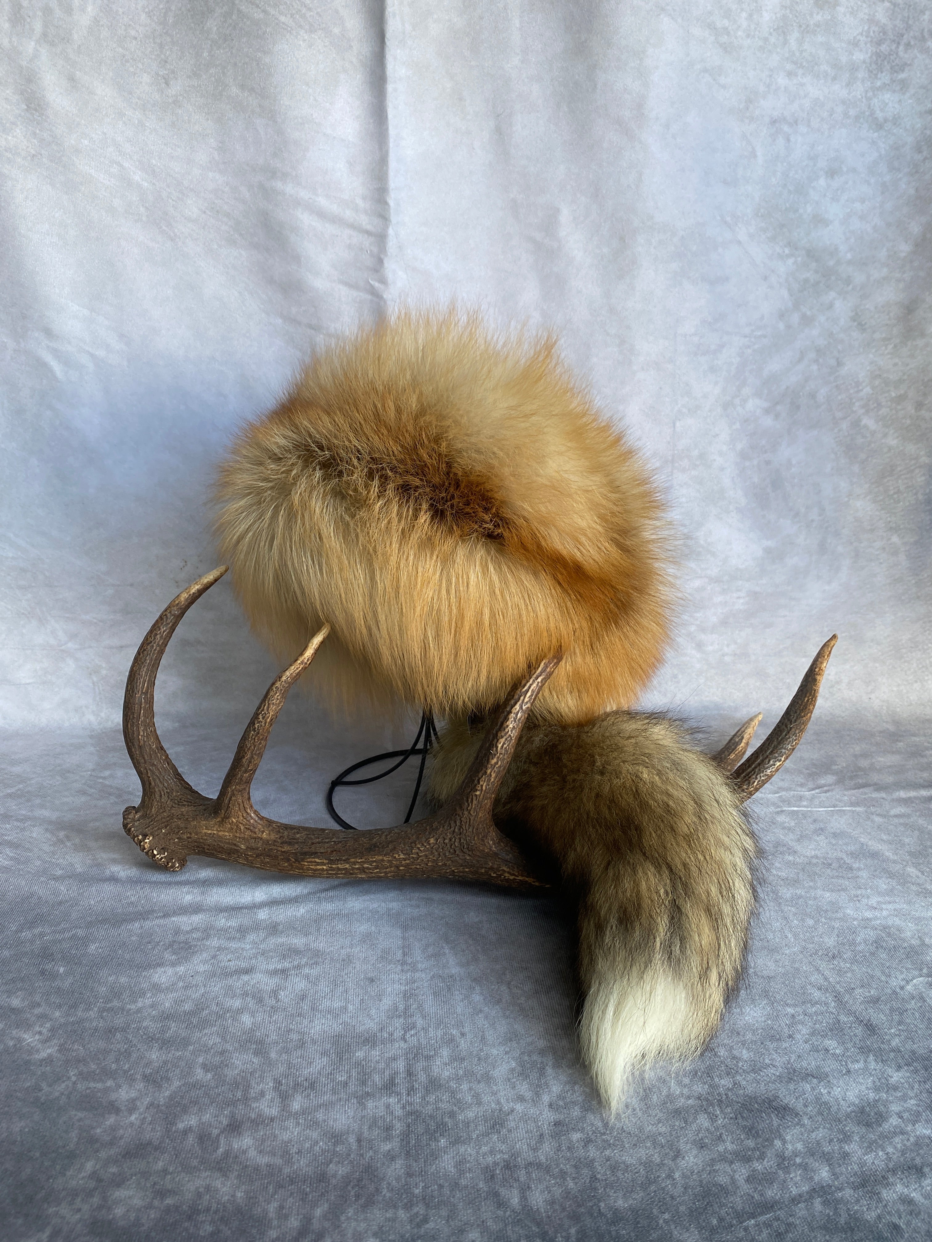 Hats - Fox Fur With Tail