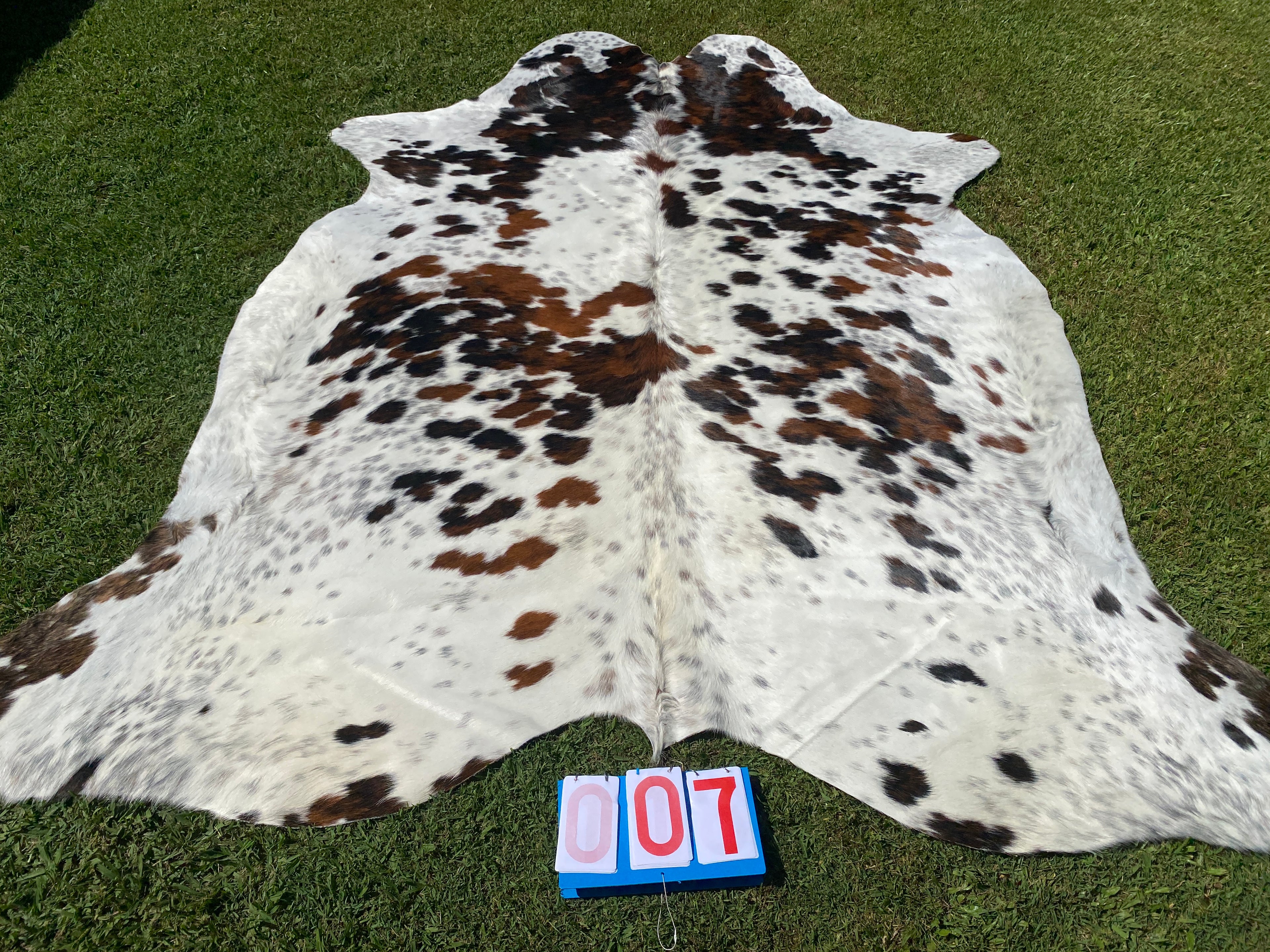 Cowhide 07 Large BrindleTtricolour