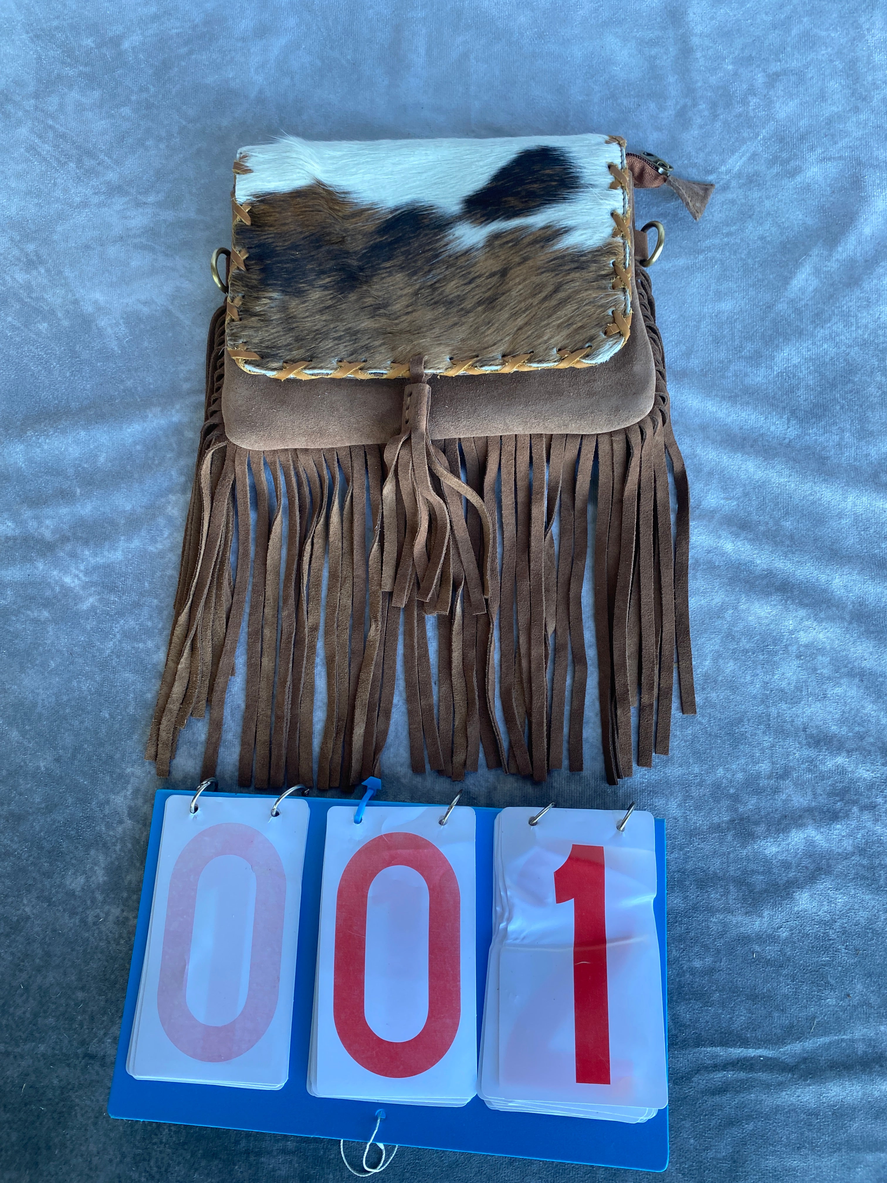 Cowhide Fringe Bag