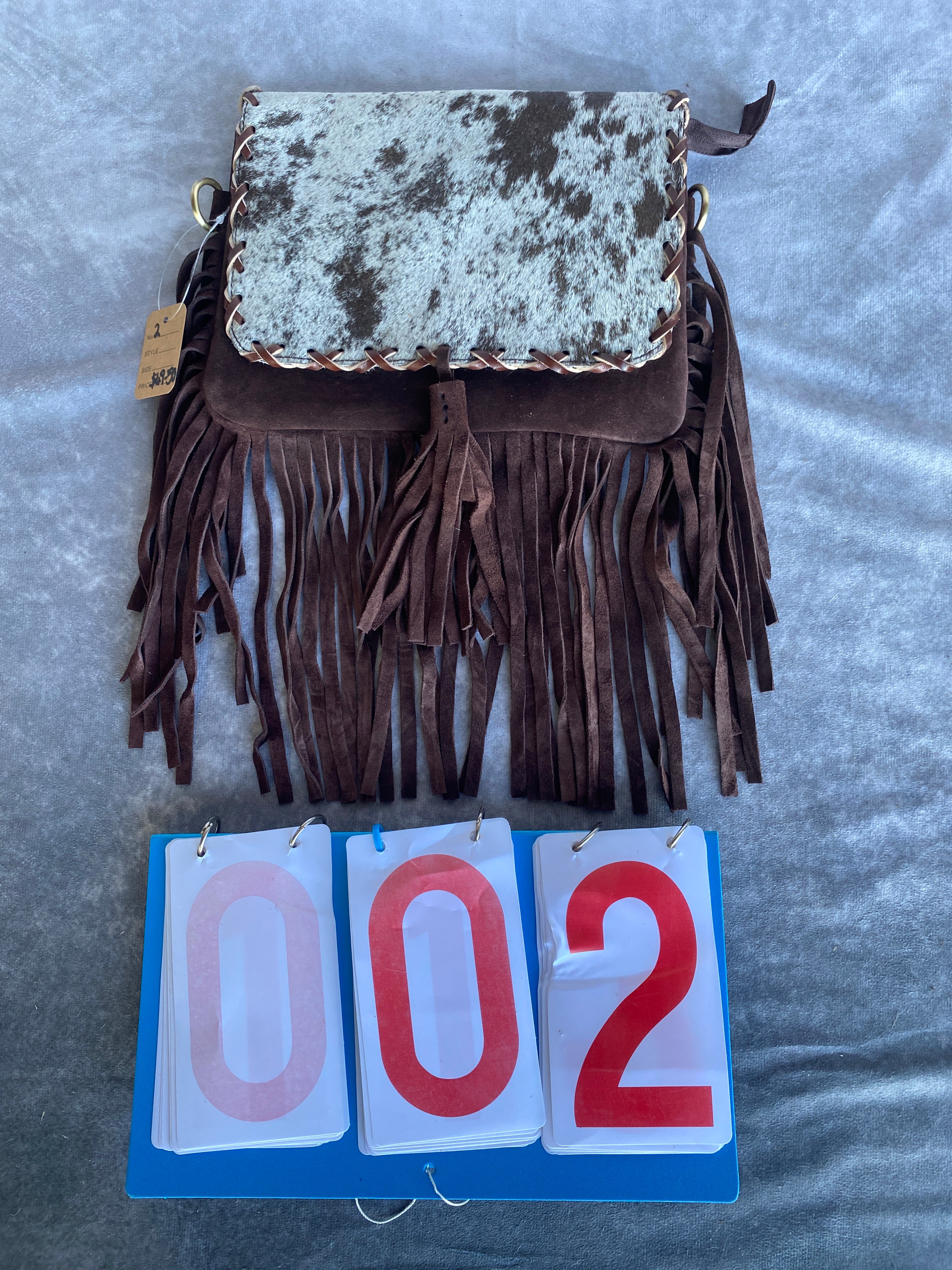 Cowhide Fringe Bag