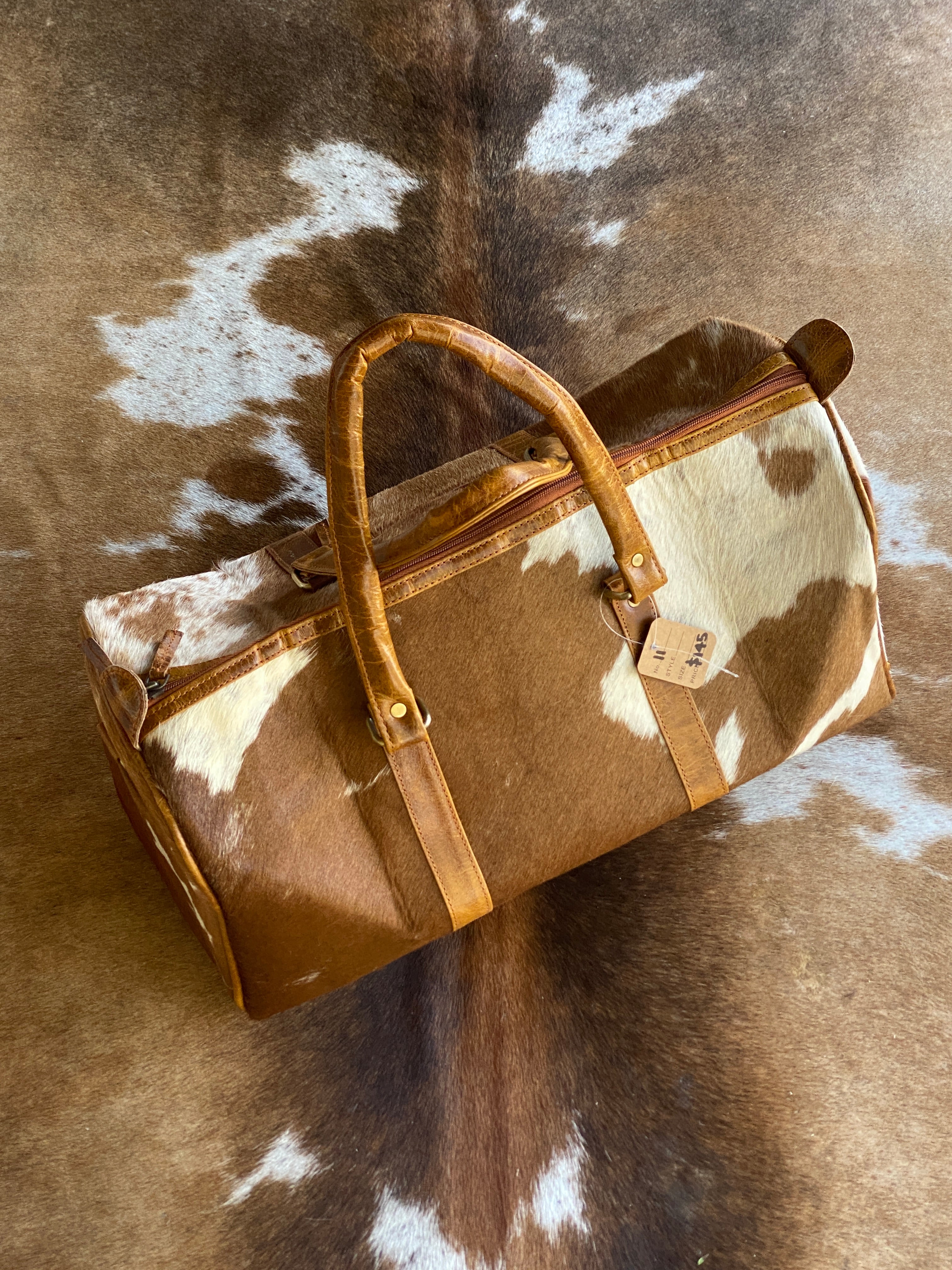 Cowhide Duffel Bags - Small
