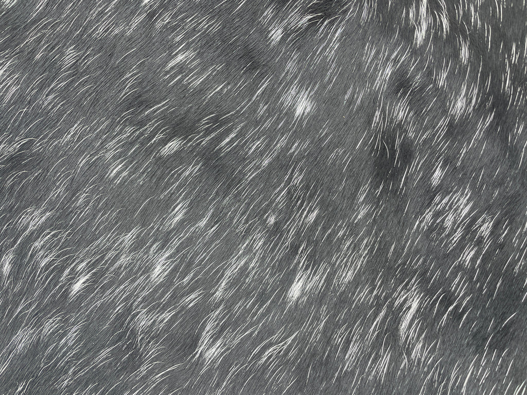 Cowhide 21 Reddish Black and White