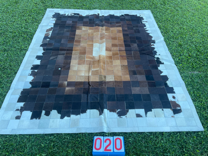 Cowhide Patchwork Rug - 020