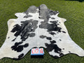 Cowhide 04 Brindle and White
