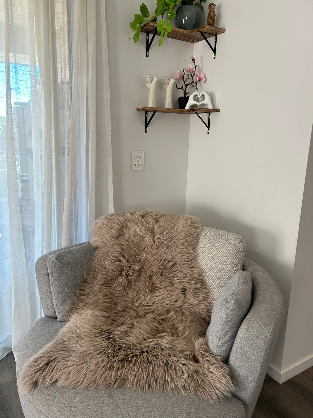Sheepskin Rug - Taupe