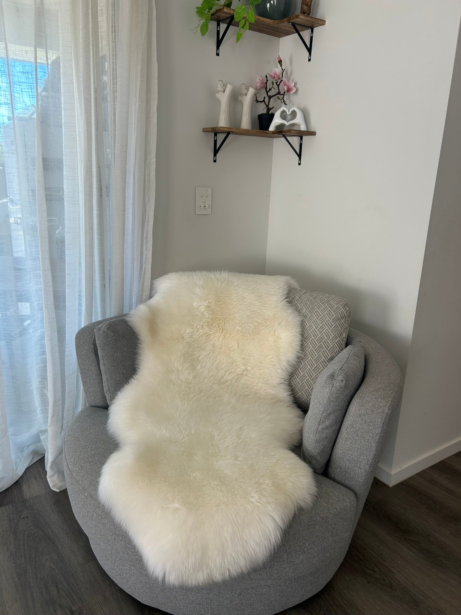 Sheepskin Rug - White