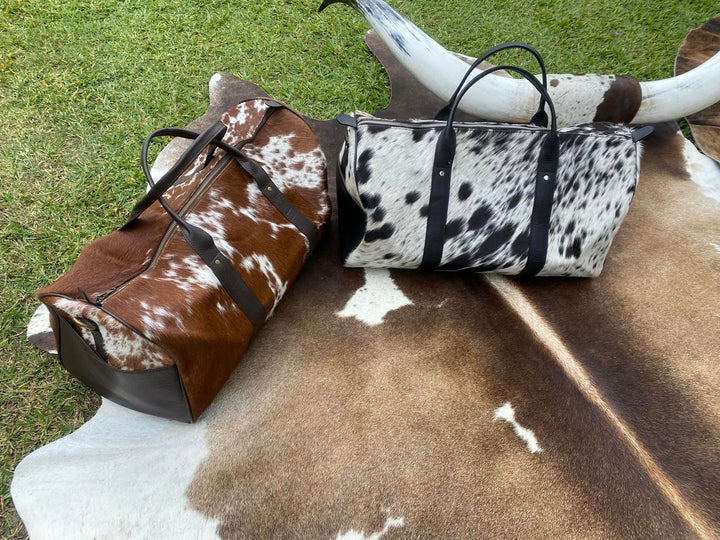 Cowhide Duffel Bags - Large