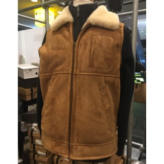Open image in slideshow, Clothing - Sheepskin Vest
